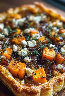 Caramelized Onion Butternut Squash Tart