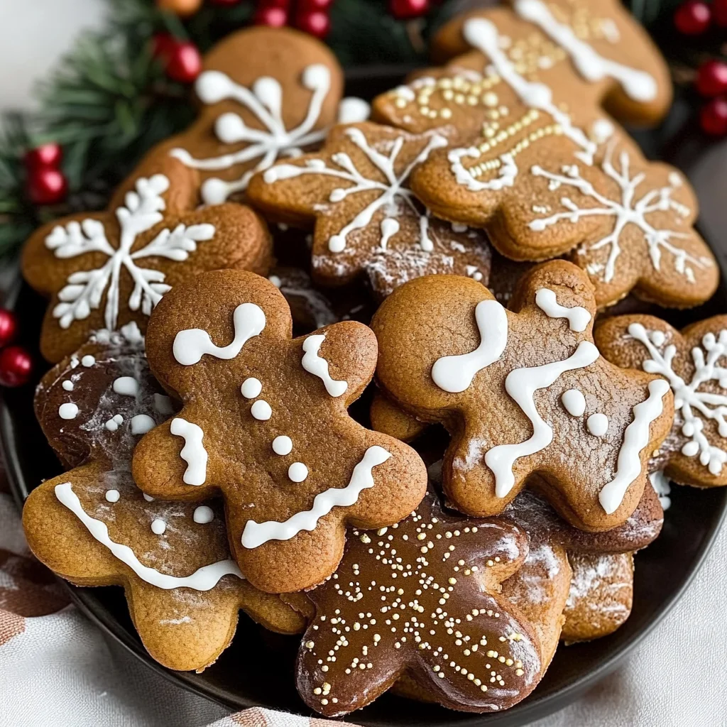 Chewy Gingerbread Man Cookies