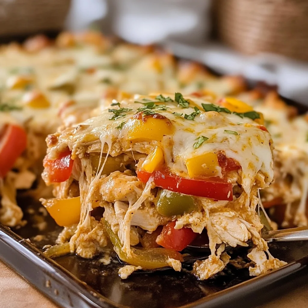 Chicken Fajita Casserole