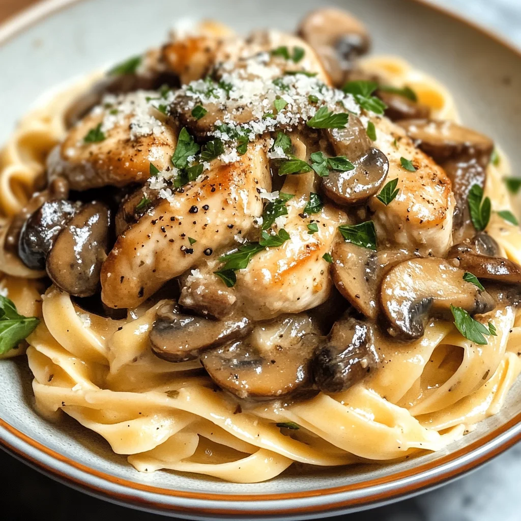 Chicken Marsala Pasta