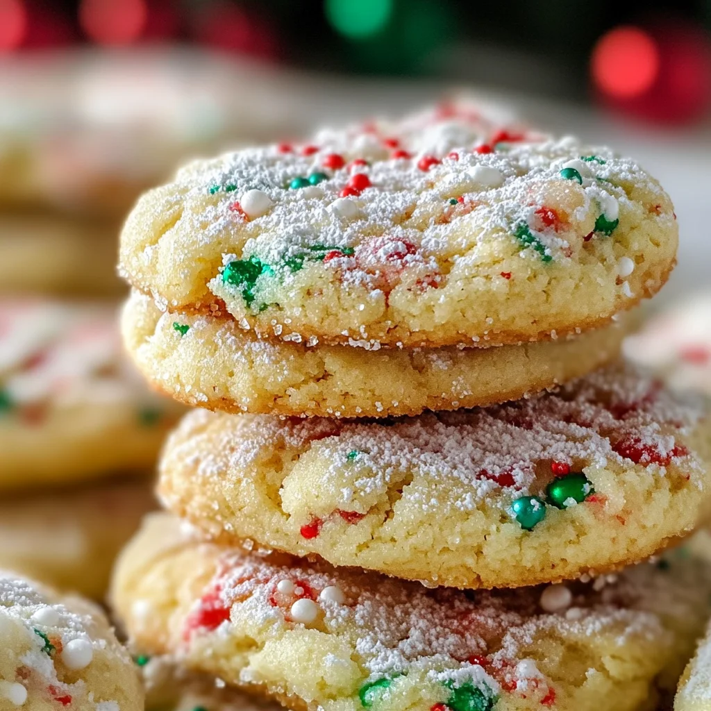 Christmas Gooey Butter Cookies