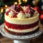 Christmas Red Velvet Cheesecake Recipe