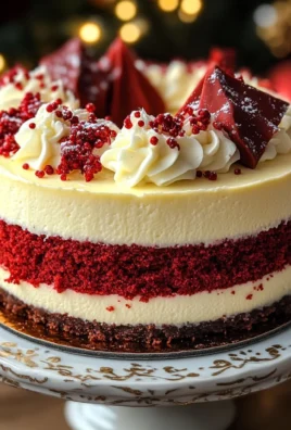 Christmas Red Velvet Cheesecake Recipe
