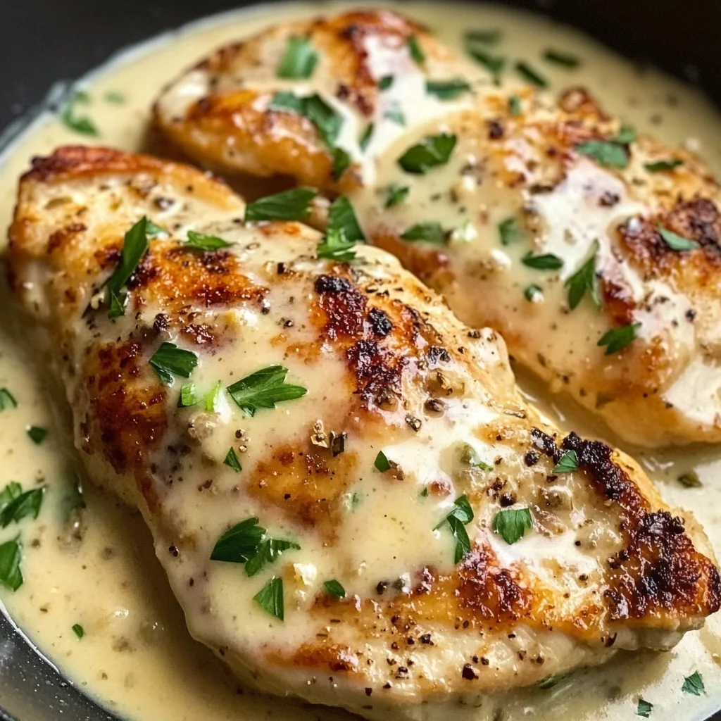 Creamy Garlic Parmesan Chicken Breast