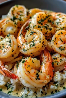 Creamy Garlic Shrimp with Rice