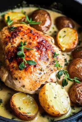 Creamy Lemon and Herb Pot Roasted Chicken