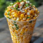 Creamy Mexican Street Corn in a Cup (Esquites) Delight!