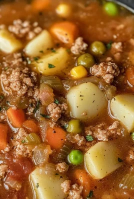 Crockpot Vegetable Beef Soup