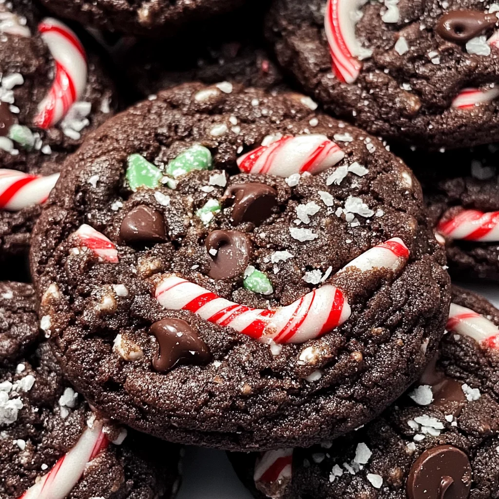 Double Chocolate Peppermint Cookies