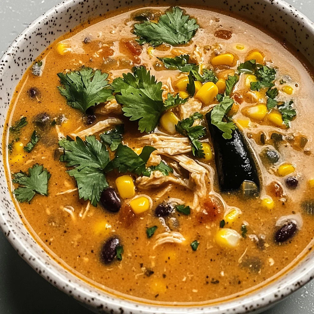 Easy Chicken, Poblano, and Black Bean Soup (Small Batch)