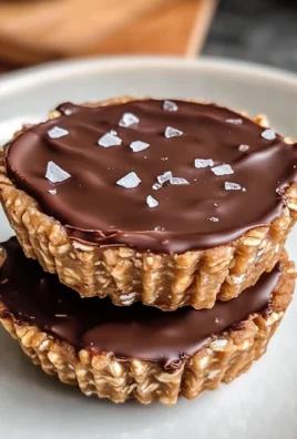 Easy No Bake Peanut Butter Oat Cups
