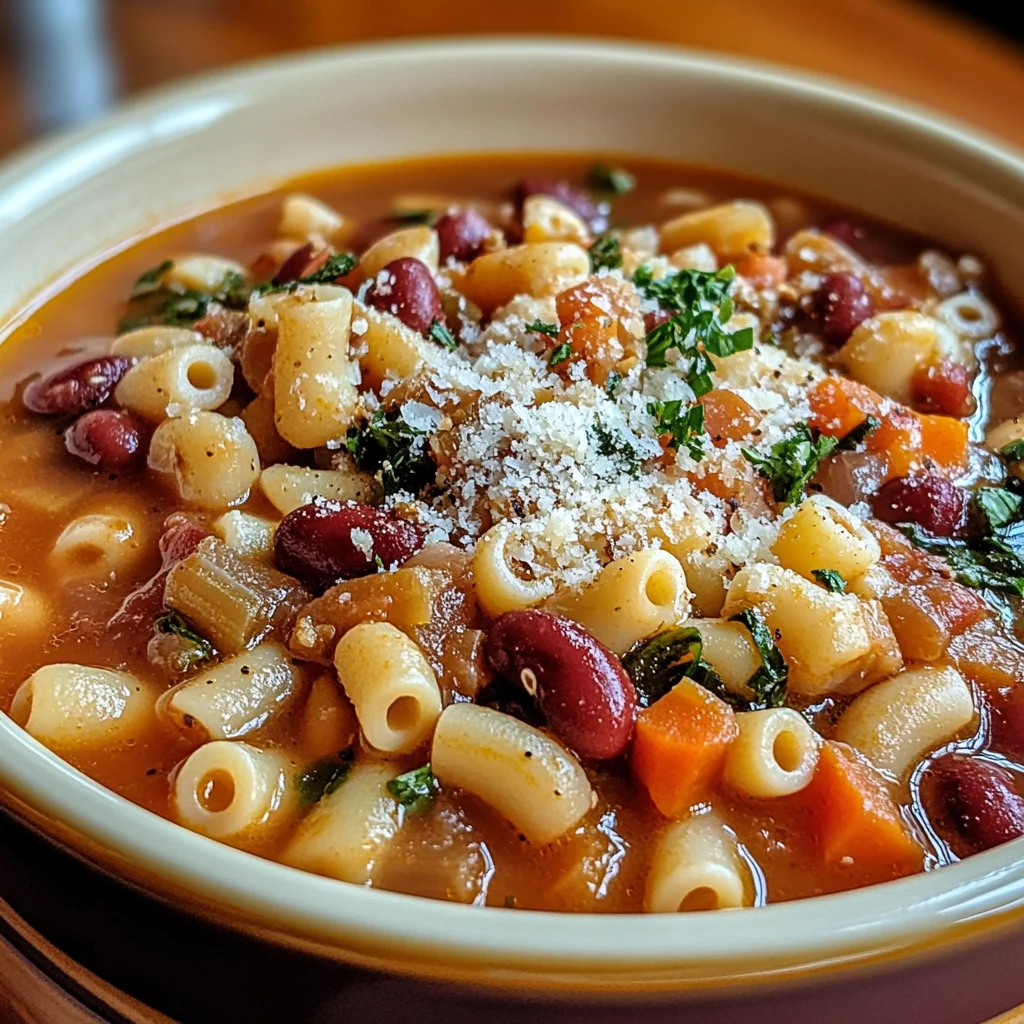 Easy Olive Garden Pasta Fagioli Soup Recipe
