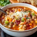 Easy Pasta Fagioli with Sausage