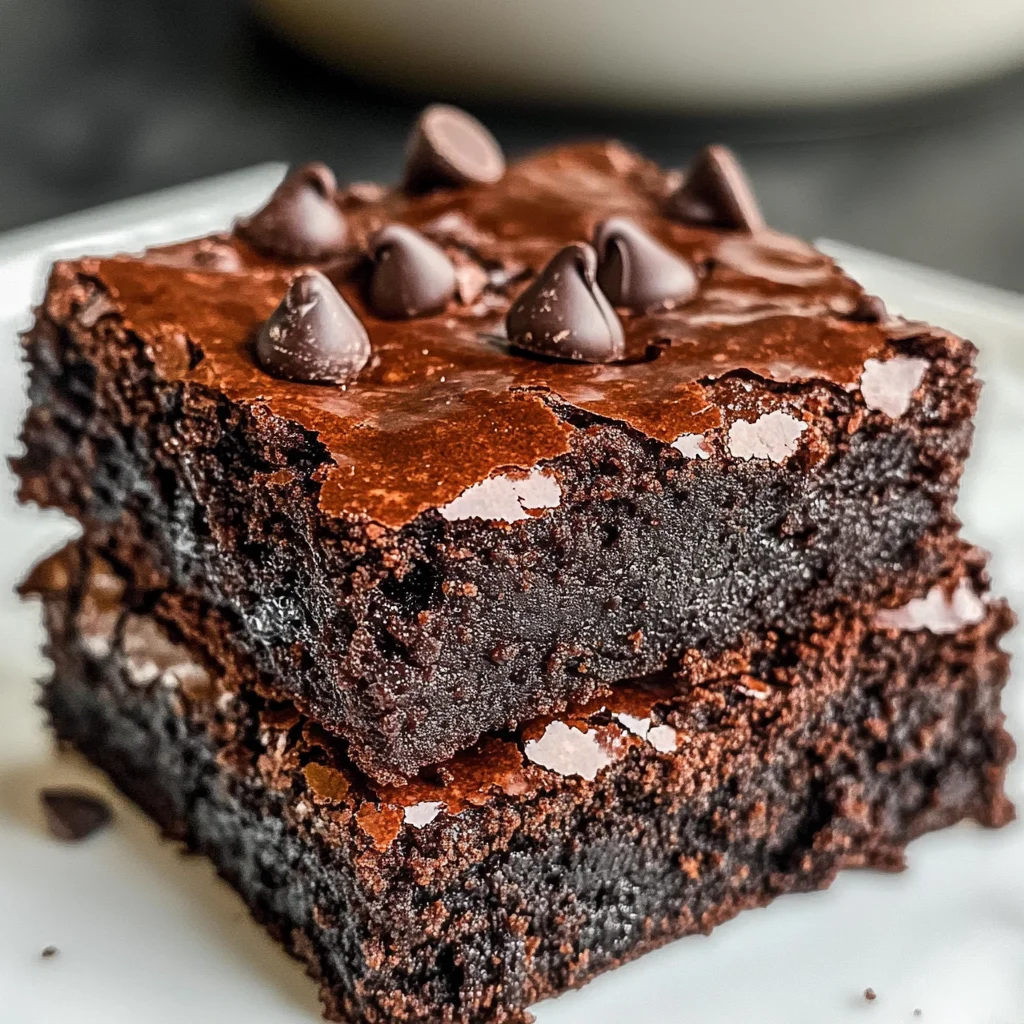 Easy Zero Sugar Brownies with Greek Yogurt