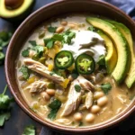 Flavorful Crockpot White Chicken Chili Soup