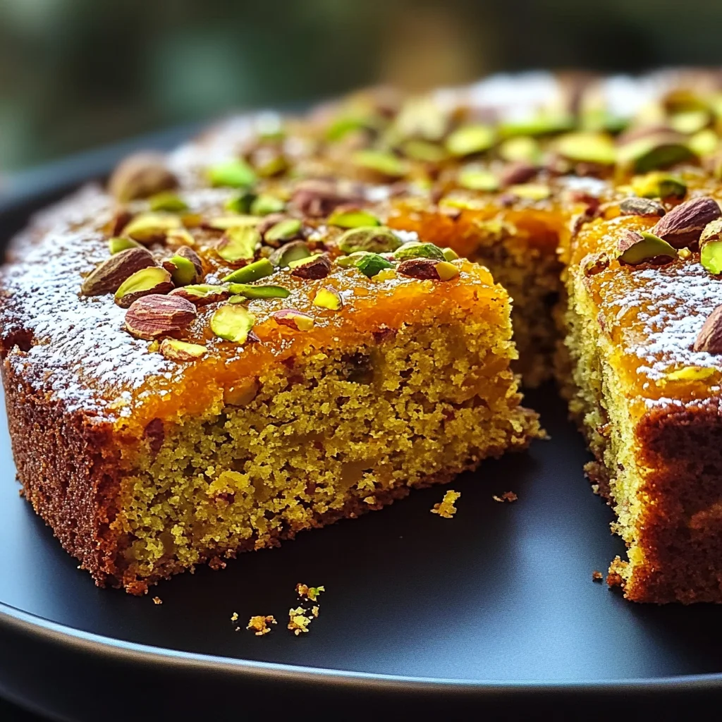 Flourless Orange Pistachio Almond Cake