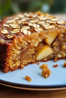 Healthy Oatmeal Apple Cake