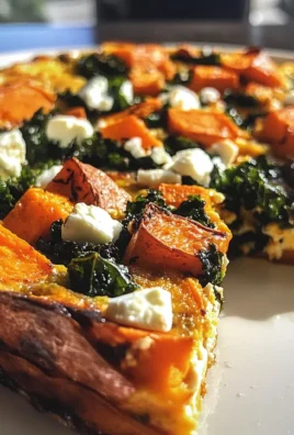 Irresistible Roasted Sweet Potato Kale Frittata Feta in 4 Easy Steps