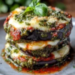 Italian Pesto Parmesan Eggplant Stacks: A Flavorful Recipe!