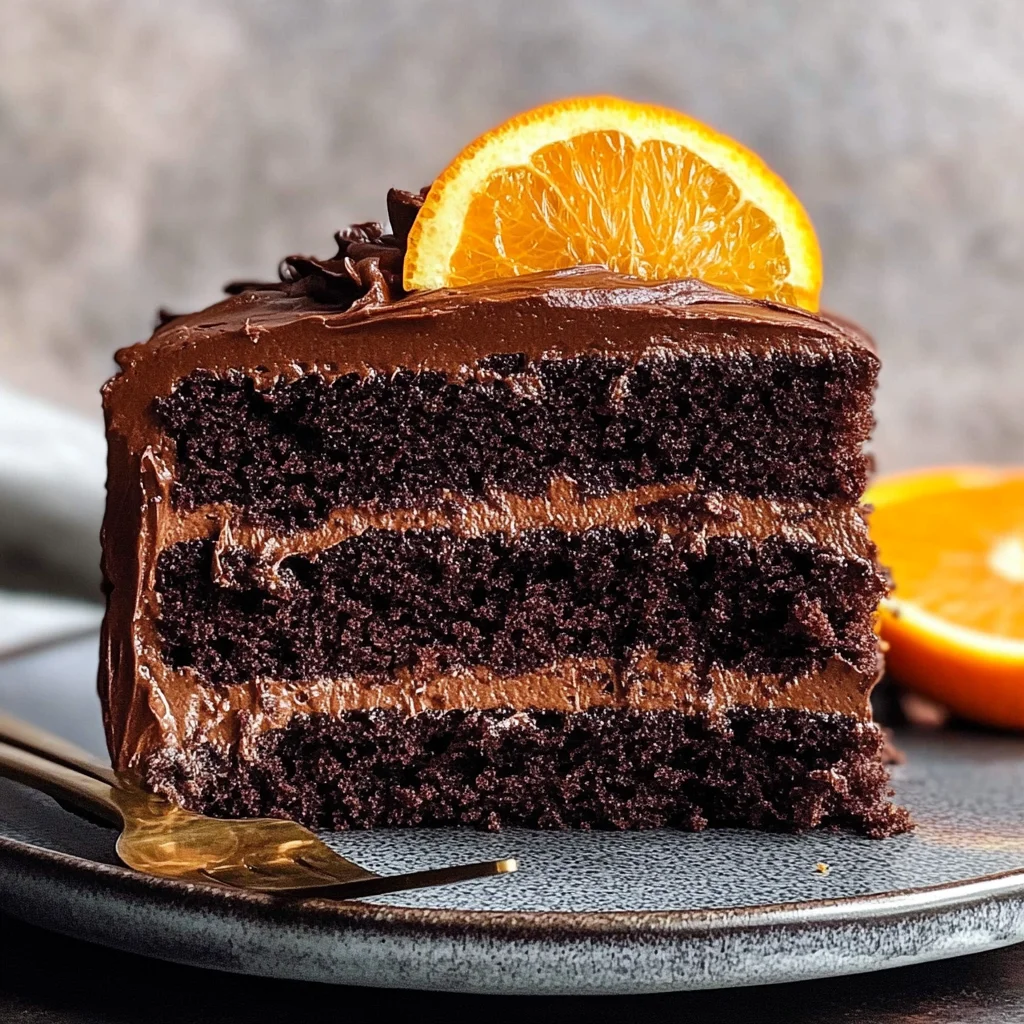 Moist Chocolate Orange Cake