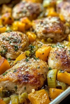Roasted Chicken Leek and Butternut Squash Bake - Alrightwithme