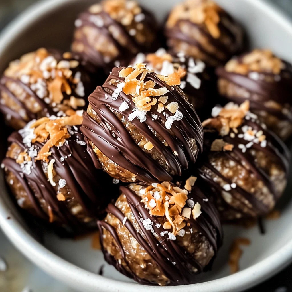 Samoa Cookie Protein Balls