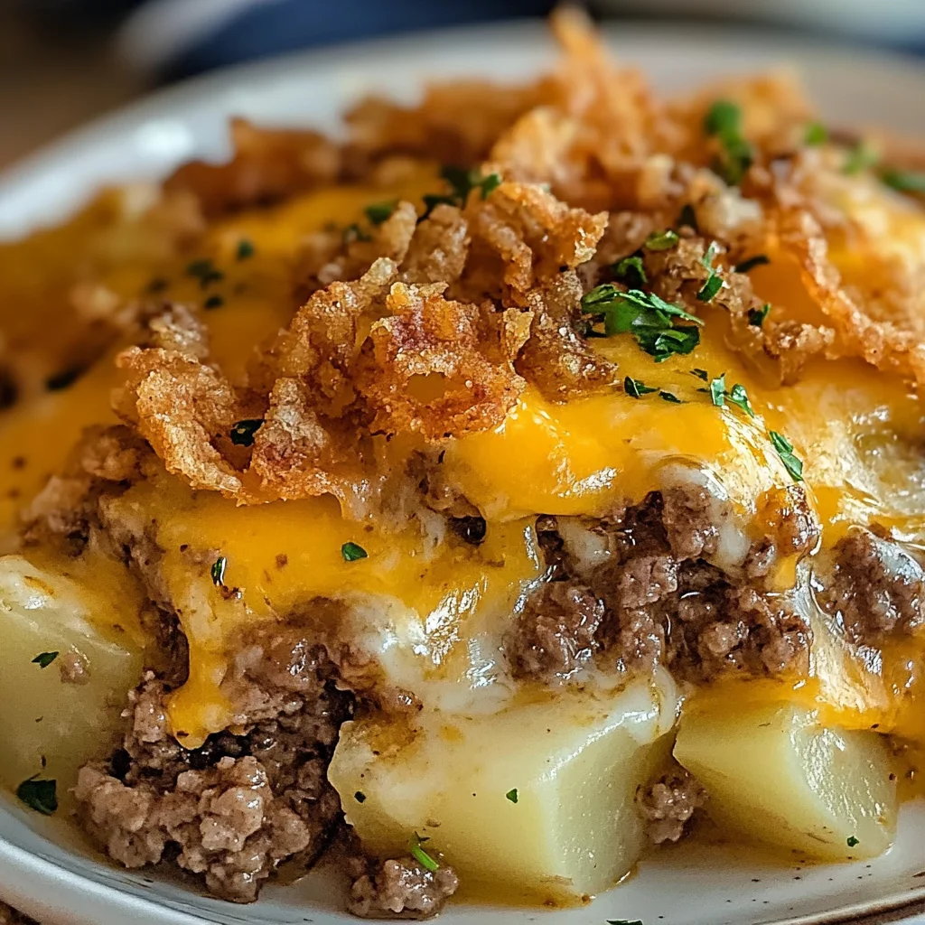 Slow Cooker Cowboy Potato Casserole