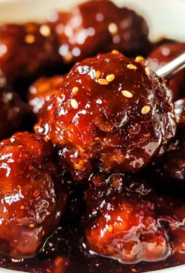 Slow Cooker Korean Meatballs