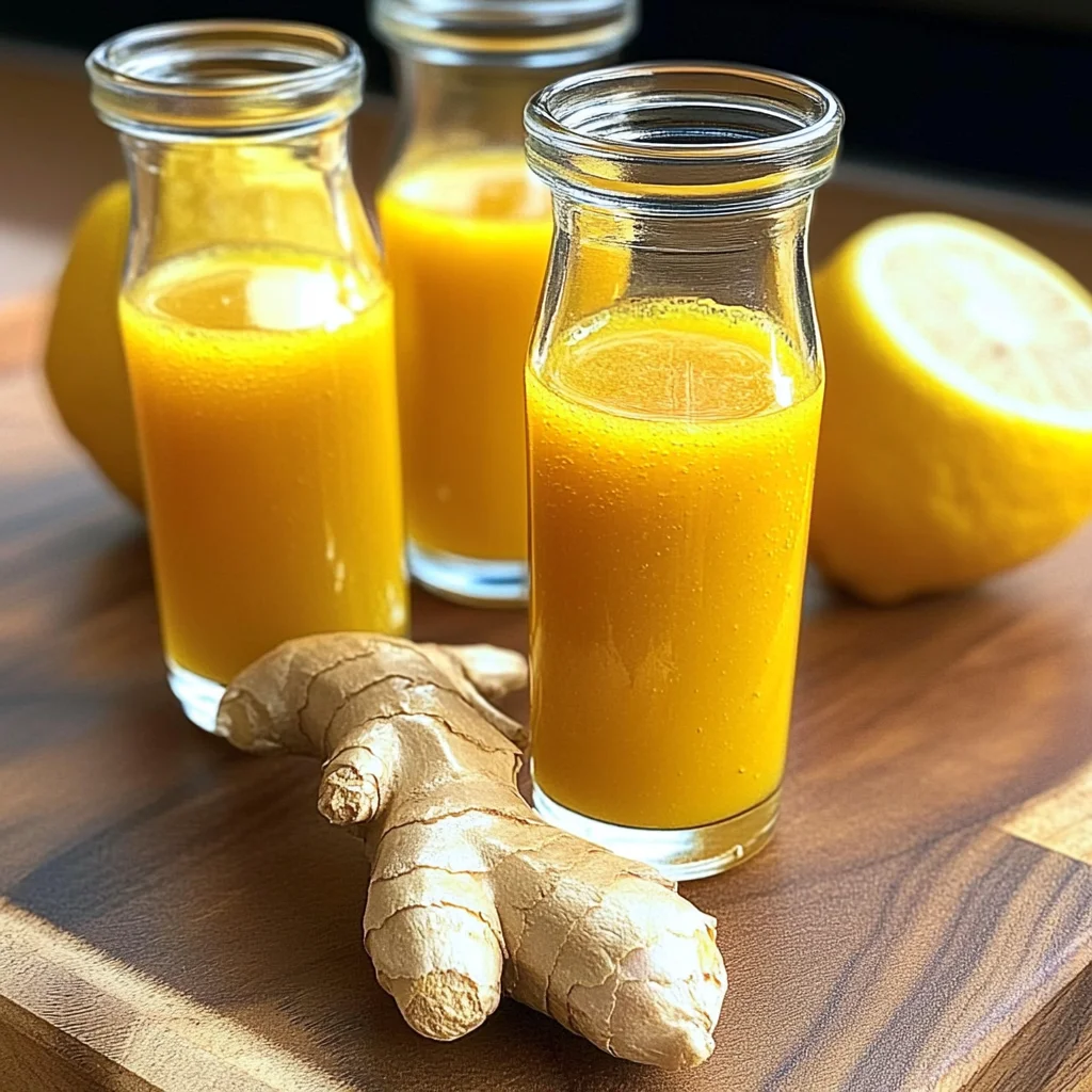 Spicy Ginger Wellness Shots