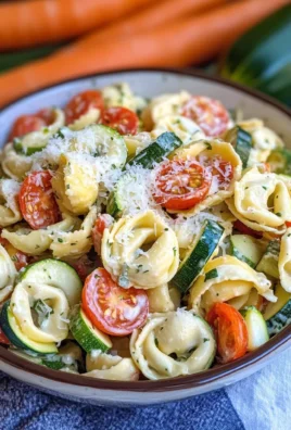 Summertime Tortellini Pasta Salad With Vegetables