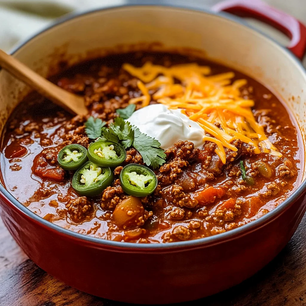 Texas No Beans Chili