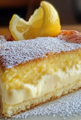 The Best Lemon Custard Cake