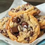Ultra Thick and Chewy Chocolate Chip Cookies