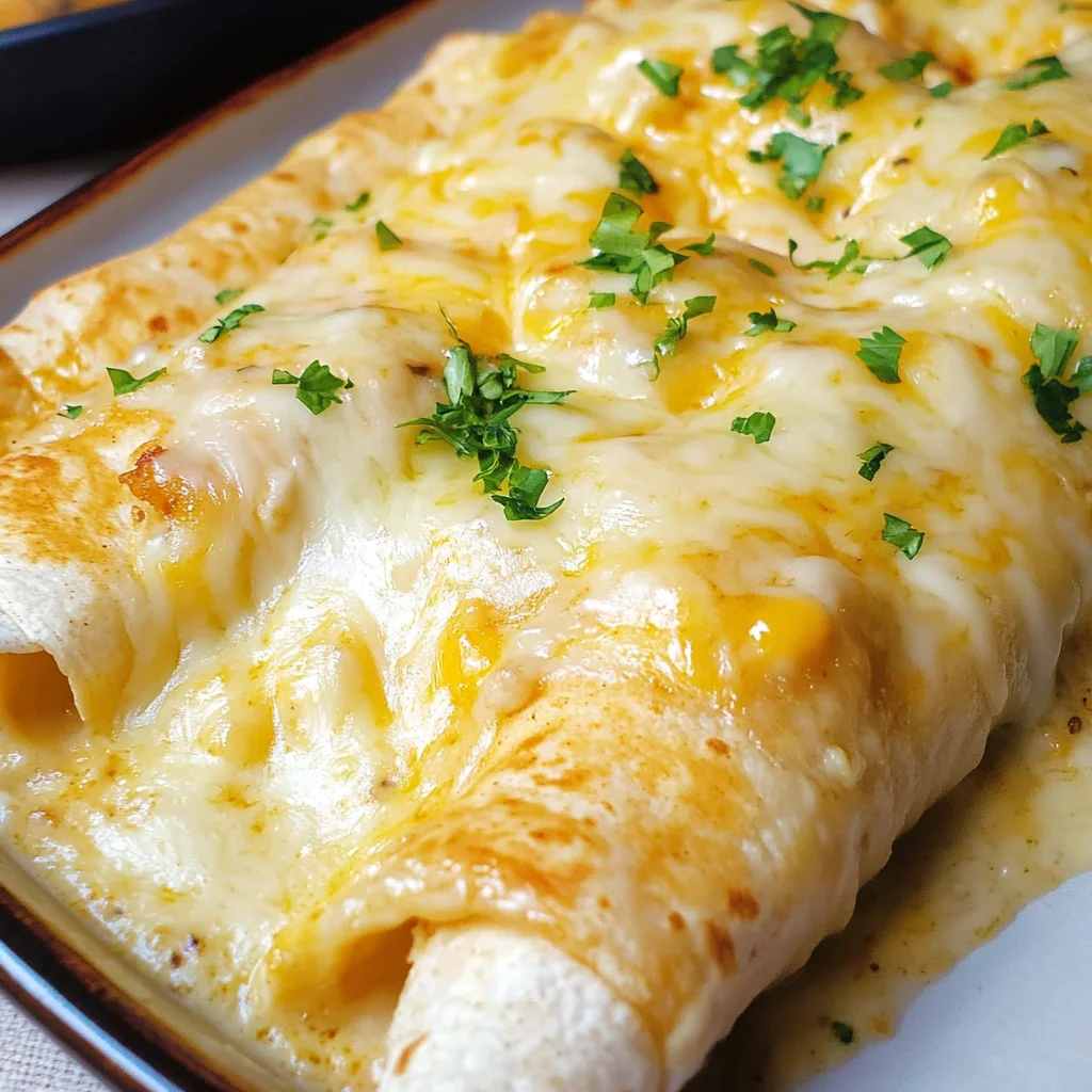 White Chicken Enchiladas