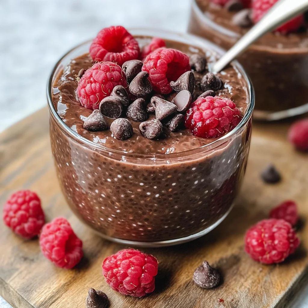 4-Ingredient Chocolate Chia Pudding