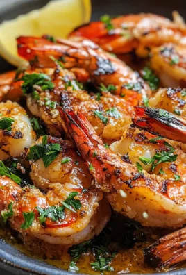 BBQ Grilled Prawns with Garlic, Lemon & Chilli