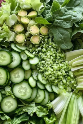 Big Green Salad With Green Dressing