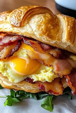 Breakfast Croissant Sandwich Recipe