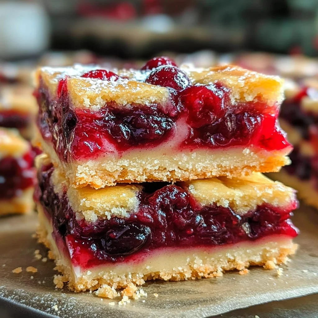 Christmas Cherry Bars