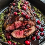 Cranberry Balsamic Roast Beef