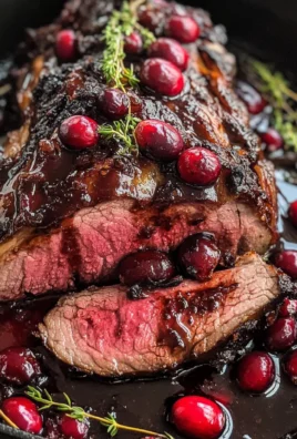 Cranberry Balsamic Roast Beef