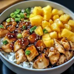 Delicious Teriyaki Chicken and Pineapple Bowls in 30 Minutes