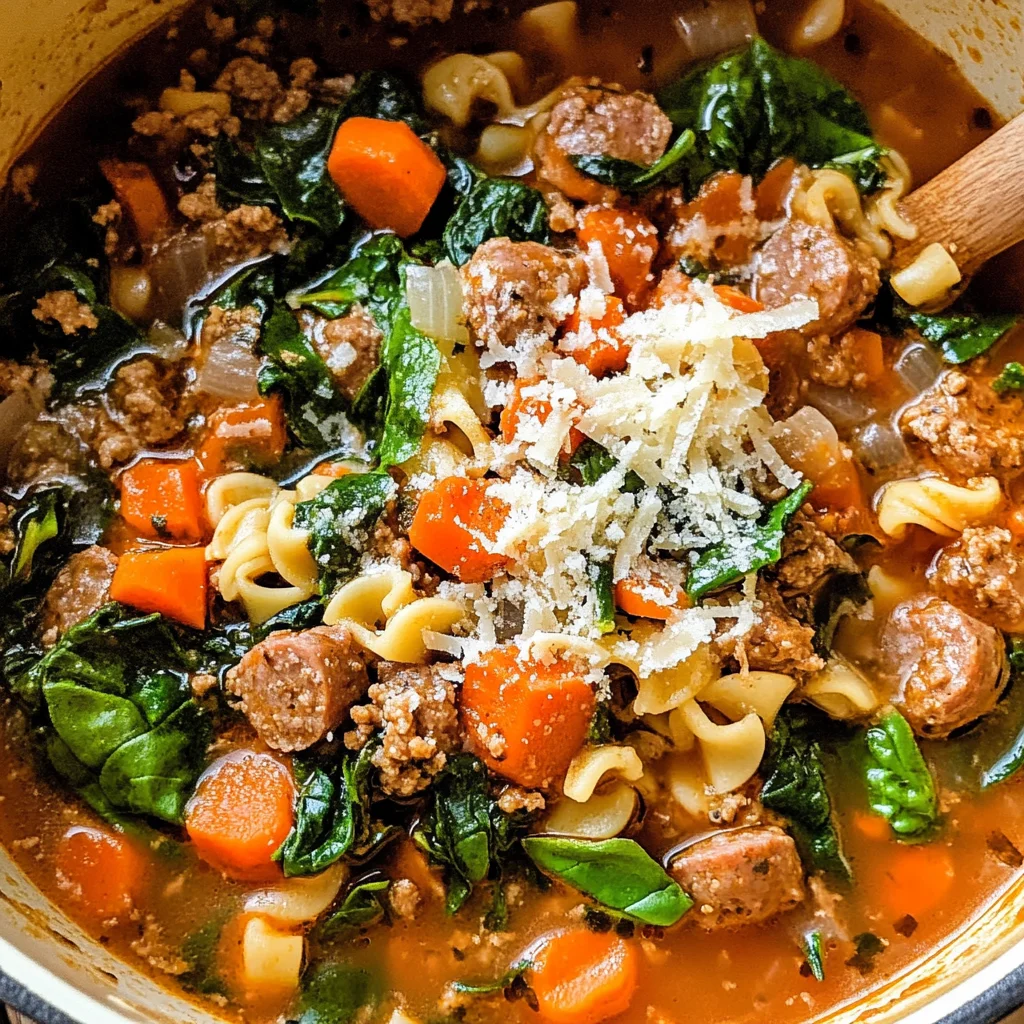 Easy Italian Sausage Soup Recipe