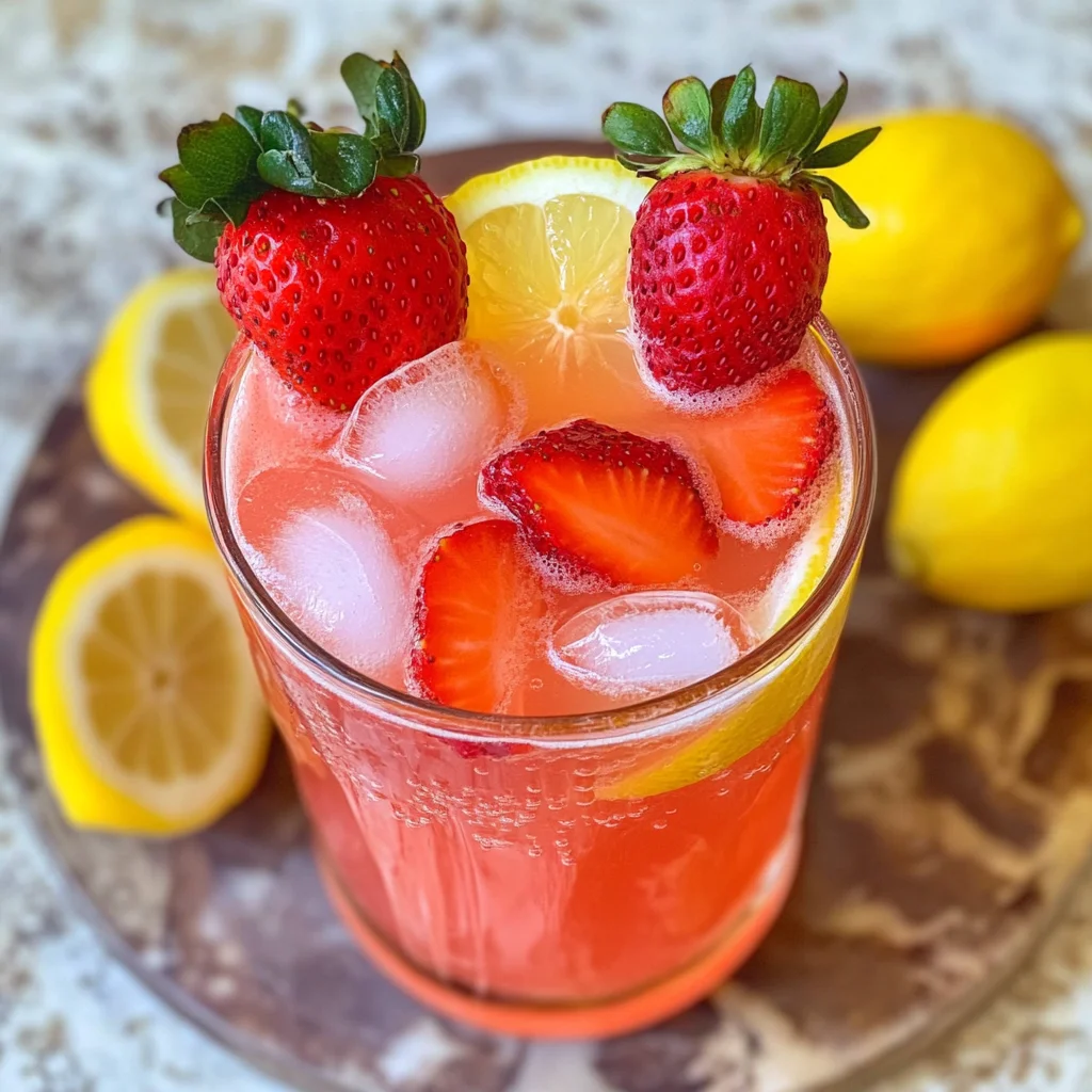 Easy Strawberry Lemonade