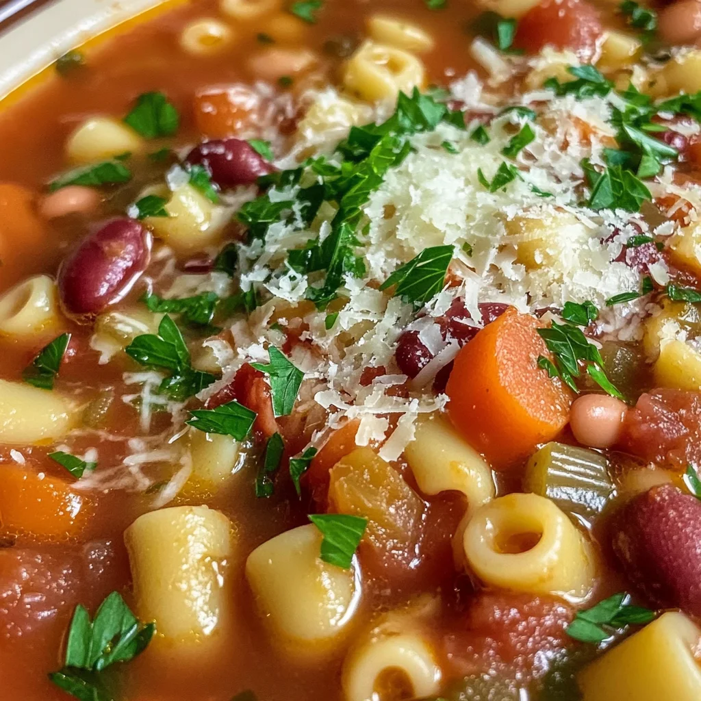 Hearty Italian Pasta Fagioli Soup