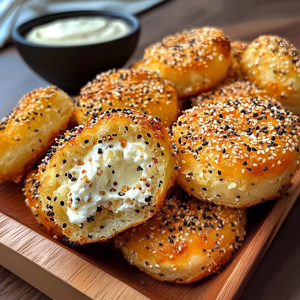 High-Protein Bagel Bites