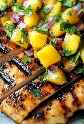Honey Lime Chicken with Mango Salsa