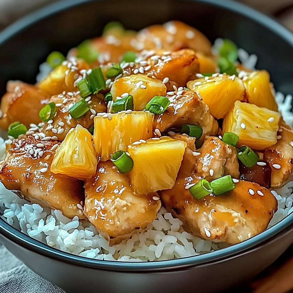 Irresistible Pineapple Chicken and Rice