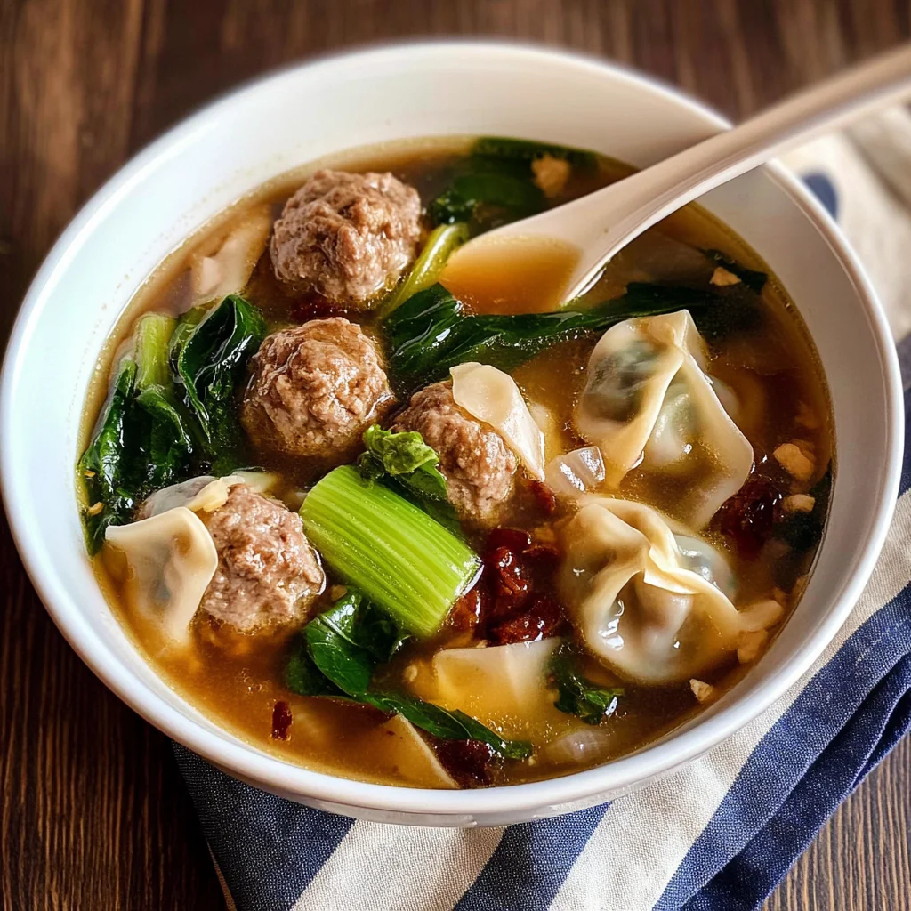 Lazy Wonton Soup