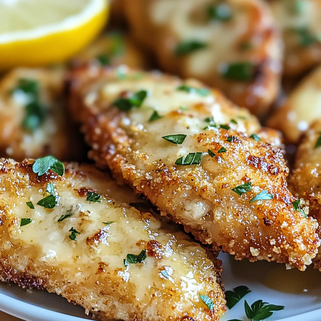 Lemon Garlic Parmesan Chicken Tenders